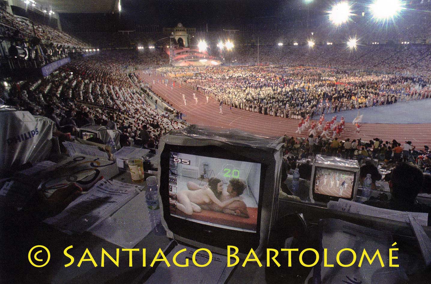 Fotografías de Santiago Bartolomé sobre diferentes momentos de los Juegos Olímpicos.