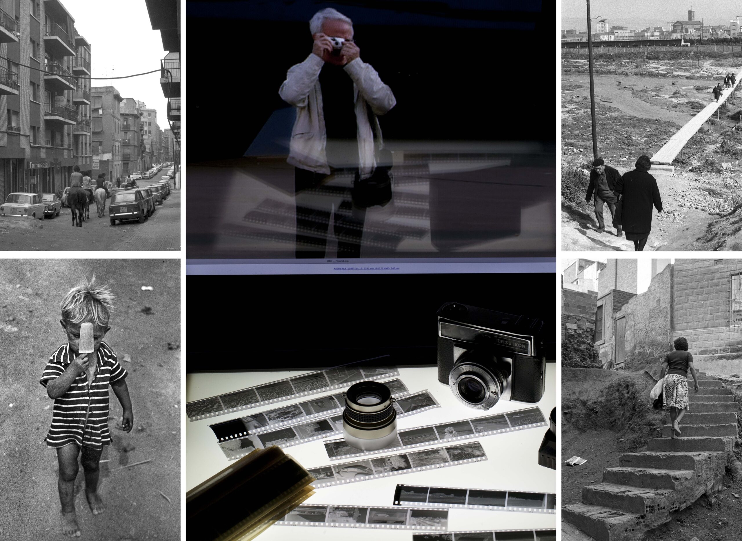 Collage de fotografías para el post dedicado a Josep Maria Huertas